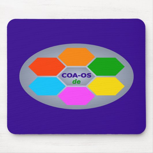COA-OSde desktop ergonomic Muismat (Voorkant)