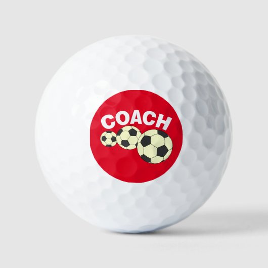 Coach 3 Voetballen Golfballen (Voorkant)