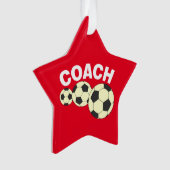 Coach 3 Voetballen Ornament (voorkant)