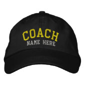 Coach - aanpasbaar pet (Voorkant)