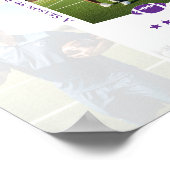 Coach Appreciation Collage Football Team Signature Poster (Hoek)