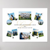 Coach Appreciation Collage Football Team Signature Poster (Voorkant)