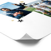 Coach Appreciation Collage Football Team Signature Poster (Hoek)