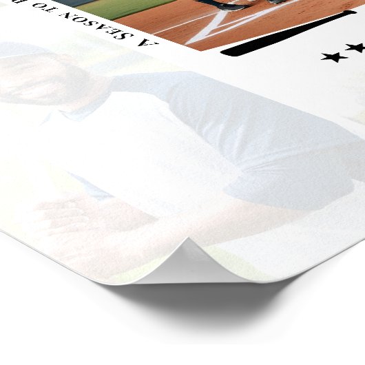 Coach Appreciation Photo Collage Team Signature Poster (Hoek)