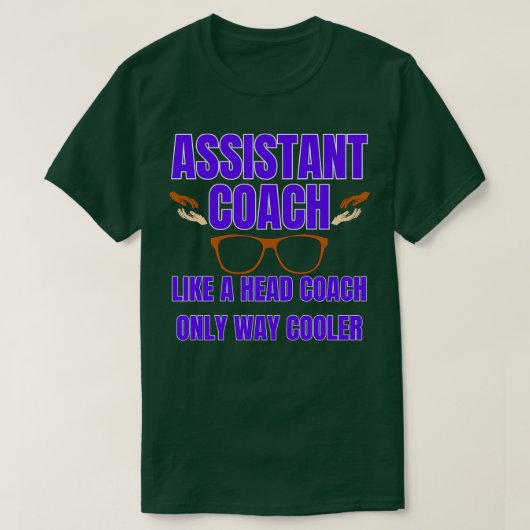 coach assistent t-shirt (Design voorkant)