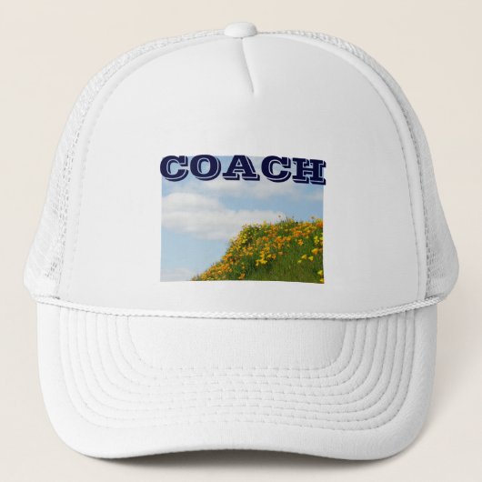 COACH Baseball petten voor haar Blue Sky (Voorkant)
