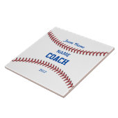 Coach Baseball Sport Tegeltje (Zijkant)