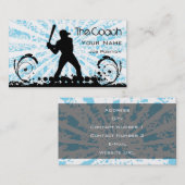 Coach Baseball Visitekaartje (Voorkant / Achterkant)