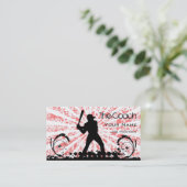 Coach Baseball Visitekaartje (Staand voorkant)