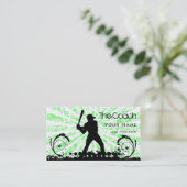 Coach Baseball Visitekaartje (Staand voorkant)