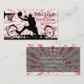 Coach Basketball Visitekaartje (Voorkant / Achterkant)