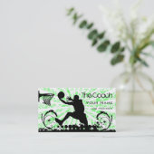 Coach Basketball Visitekaartje (Staand voorkant)