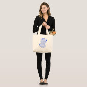Coach bedankt grote tote bag (Voorkant (model))
