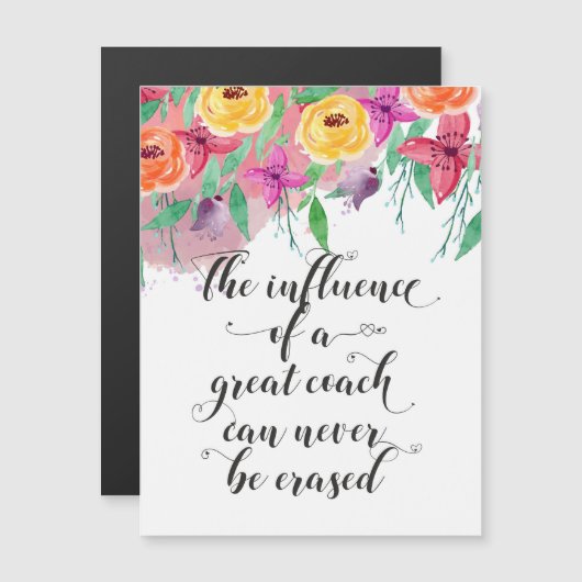 Coach bedankt je cadeau Coach appreciatie Gift (Voorkant / Achterkant)