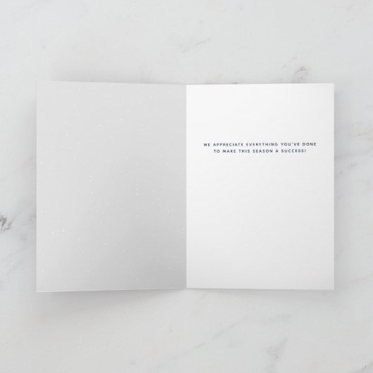 Coach bedankt mariniers plezier kaart (Binnen)