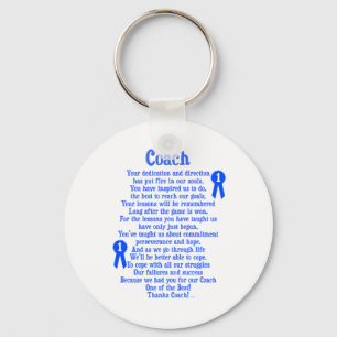 Coach bedankt sleutelhanger