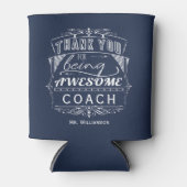 Coach Bedankt voor waardering Blikjeskoeler (Voorkant)