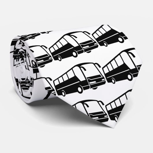 Coach-bus Stropdas (Opgerold)