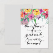 Coach cadeautje dank je wel Coach waardering Gesch (Voorkant / Achterkant)