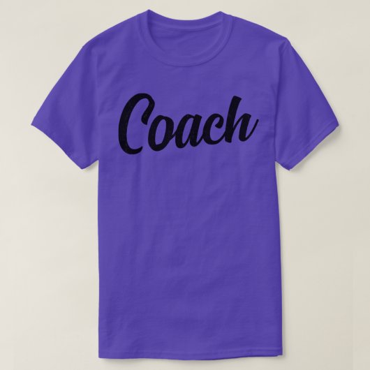 Coach  Coaching T-shirt (Design voorkant)