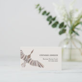 Coach Consultant Abstract Goose in Flight Logo Visitekaartje (Staand voorkant)