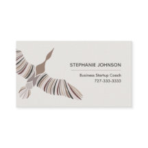 Coach Consultant Abstract Goose in Flight Logo