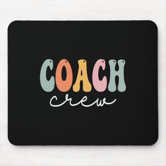 Coach Crew Retro Groovy , 1-de-dag Muismat (Voorkant)