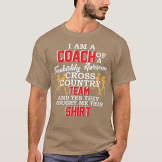 Coach Cross Country jogger track met grappige gi T-shirt