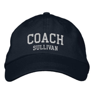 Coach Custom Name Embroidered Hat - Navy  Geborduurde Pet