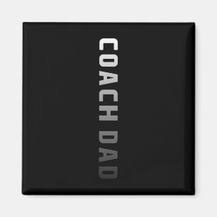 Coach Dad Design - Voetbal Football Basketbal Coac Magneet