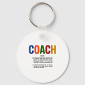 Coach Definition Coaches Gift Team Srts Tank Top  Sleutelhanger (Voorkant)