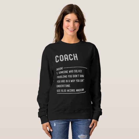 Coach Definition Shirts Funny Job Title (Voorkant volledig)