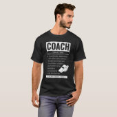 Coach Definition Sport Trainer Coaching T-shirt (Voorkant volledig)