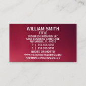 Coach Elegant Naam Bord Visitekaartje (Achterkant)