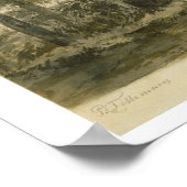 Coach en Highwayman (m/c op papier) Poster (Hoek)