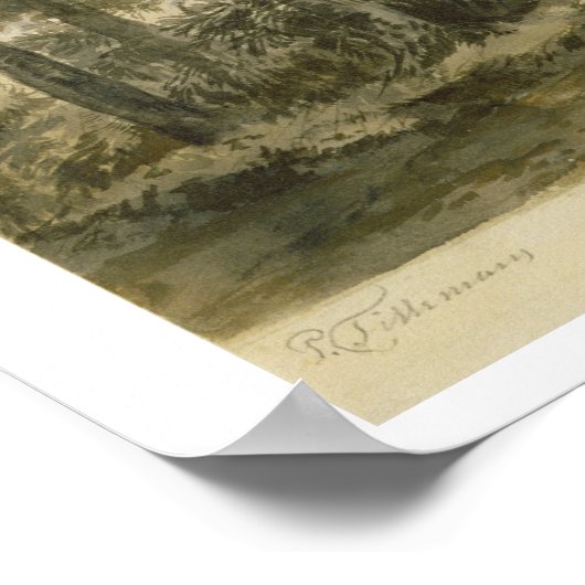 Coach en Highwayman (m/c op papier) Poster (Hoek)