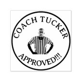 Coach Erkende Leraar Custom Foto Zelfinktende Stempel (Design)