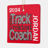 Coach Extraordinaire CUSTOM volgen Keramisch Ornament (Links)