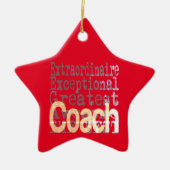 Coach Extraordinaire Keramisch Ornament (Voorkant)