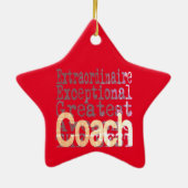 Coach Extraordinaire Keramisch Ornament (Achterkant)