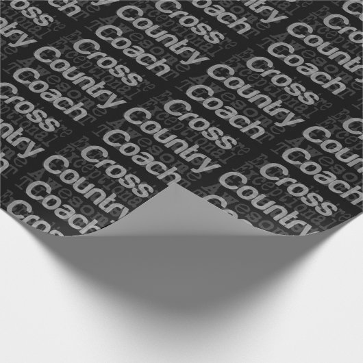 Coach-extraordinaire over land cadeaupapier (Hoek)