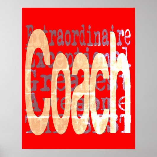 Coach Extraordinaire Poster (Voorkant)