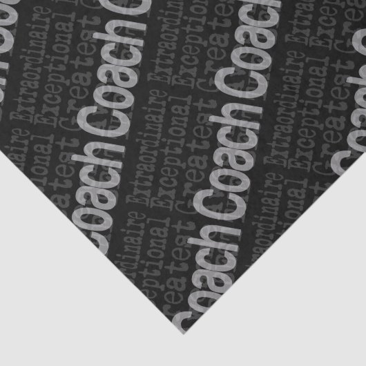 Coach Extraordinaire Tissuepapier (Detail)