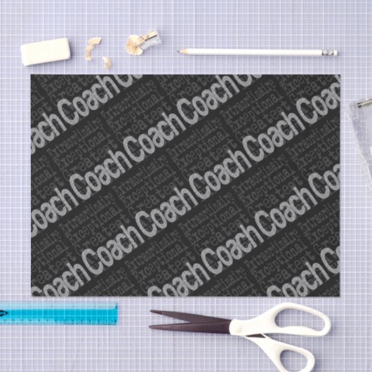 Coach Extraordinaire Tissuepapier (Craft)