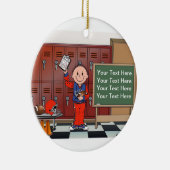 Coach, Football - Mannelijk Keramisch Ornament (Rechts)