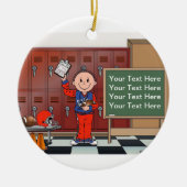 Coach, Football - Mannelijk Keramisch Ornament (Voorkant)