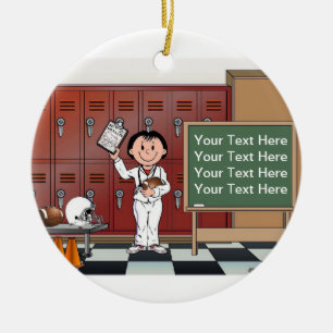 Coach, Football - Vrouw Keramisch Ornament