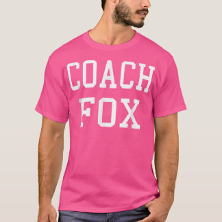 Coach FOX Custom Football Soccer Baseball Team T-S T-shirt