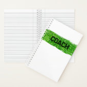 COACH Grass Turf Moderne Sport Notitieboek (Binnen)