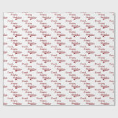 Coach Happy Birthday Large Grunge Baseball, Sport Cadeaupapier (Vlak)